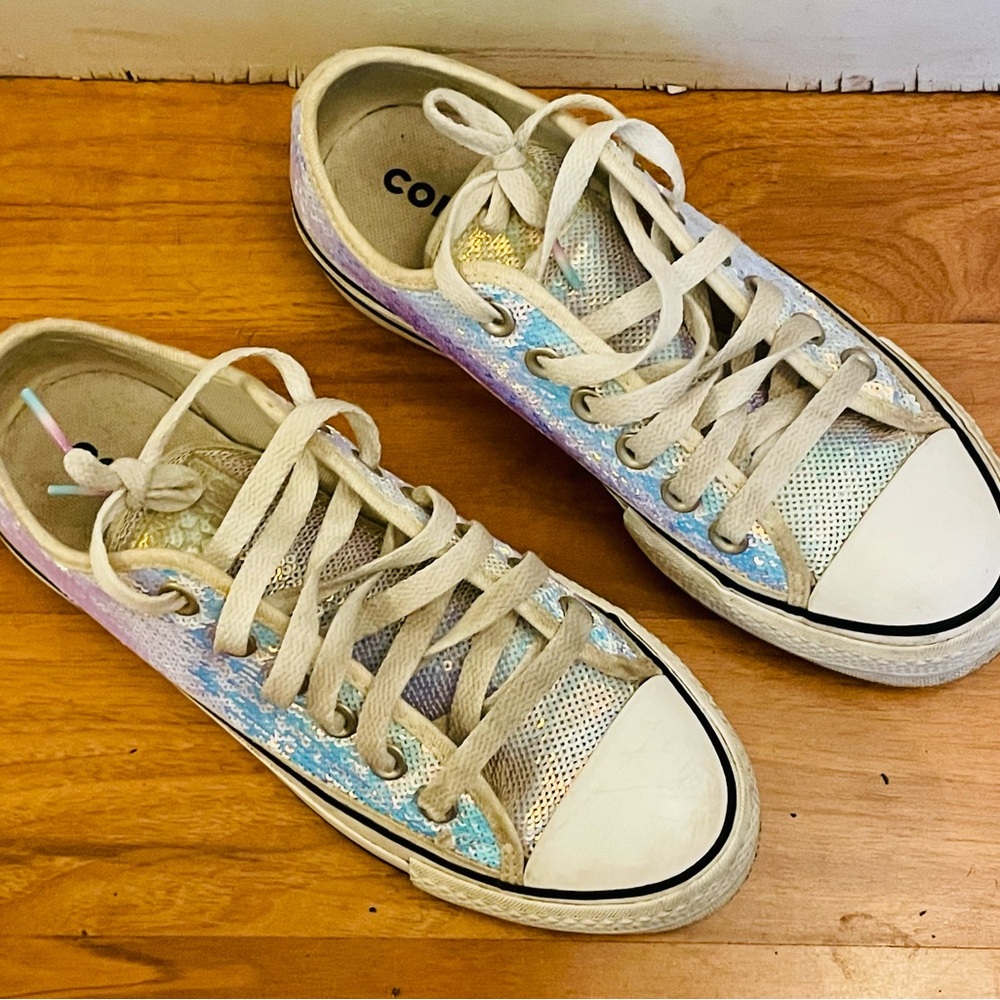 Converse All Star Holographic Blue Sparkle